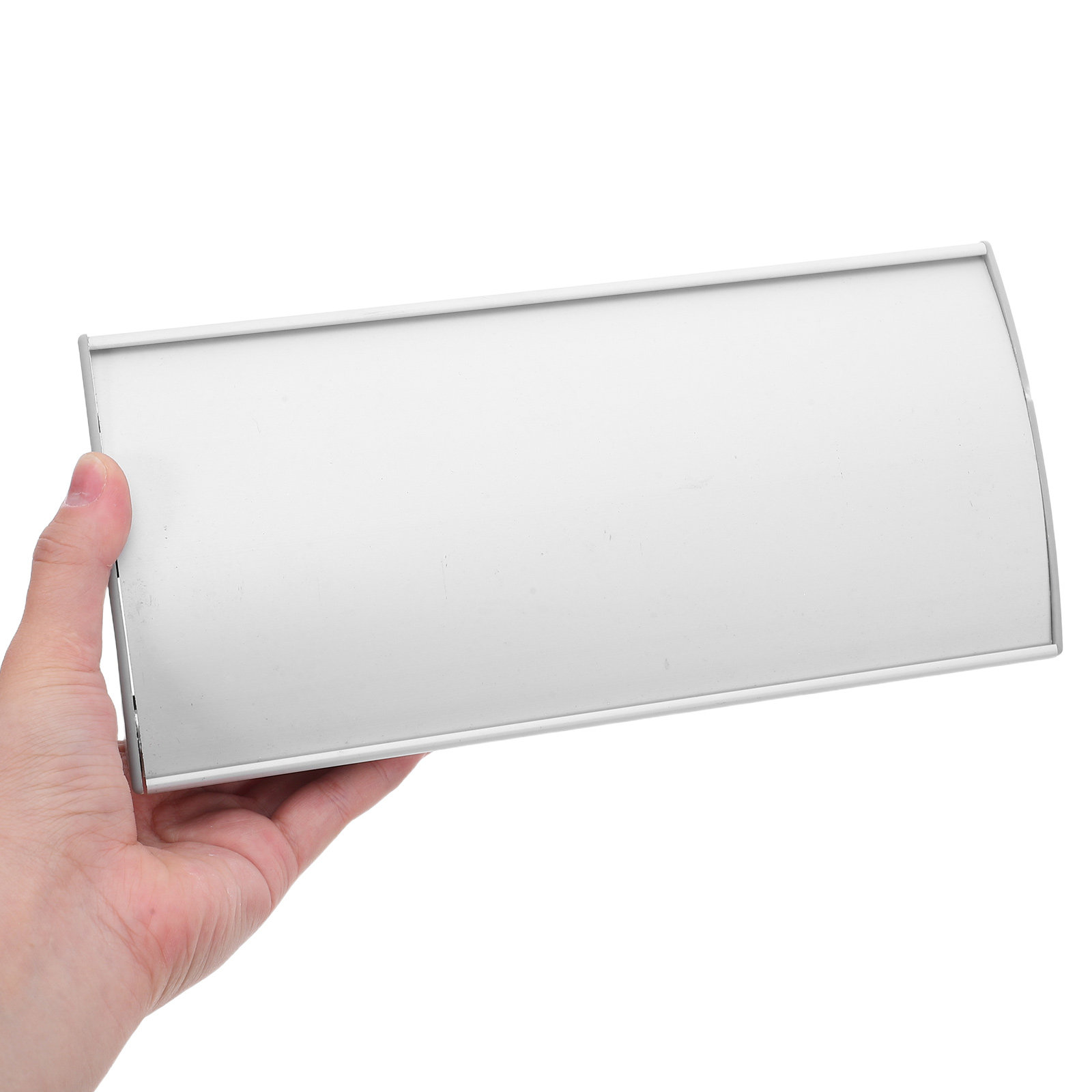 Desk Name Plate - ที่วางป้ายชื่อสำนักงานแบบโค้ง ทำจากโลหะ สำหรับตั้งโต๊ะ ป้ายแสดงผลแบบโค้ง ที่วางป้ายสำหรับห้องทำงานหรือแผนกต้อนรับ