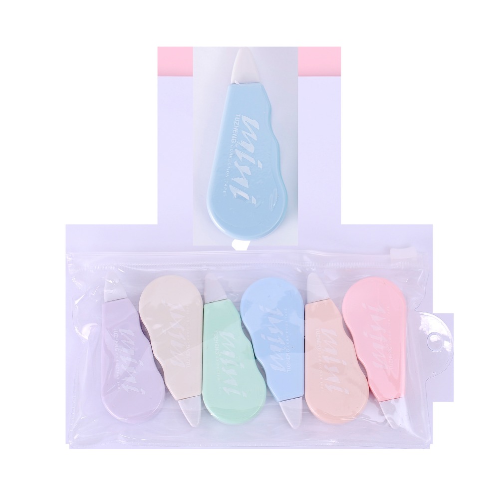 ชุด 6 ชิ้น/เซ็ต เทปลบคำผิด 24  - Correction Tape Roller บทวิจารณ์และราคา