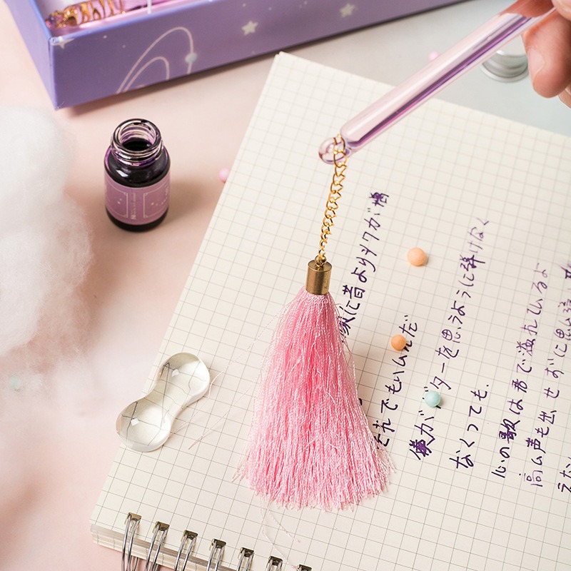 ชุดปากกาแก้วสำหรับเขียนพู่กันจ - Fountain Pen Ink บทวิจารณ์และราคา