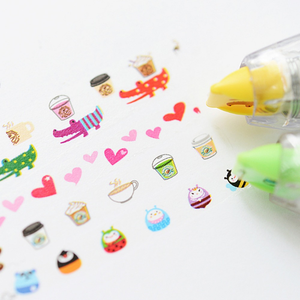 น่ารัก Kawaii ตกแต่งเทปแก้ไข 6 - Correction Tape Roller บทวิจารณ์และราคา