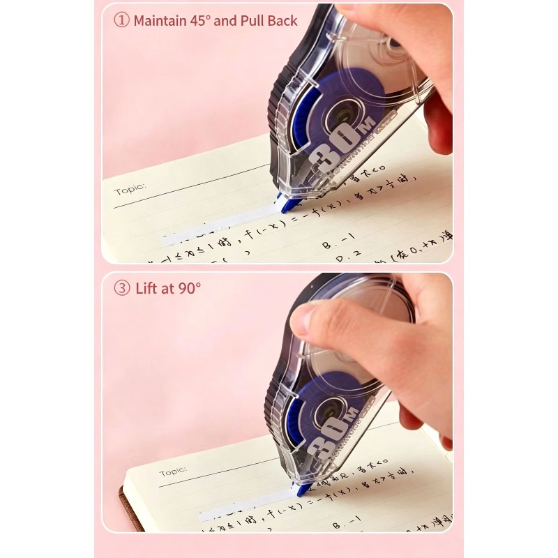 เทปแก้ไขข้อผิดพลาด 3/5 ชิ้น คว - Correction Tape Roller บทวิจารณ์และราคา