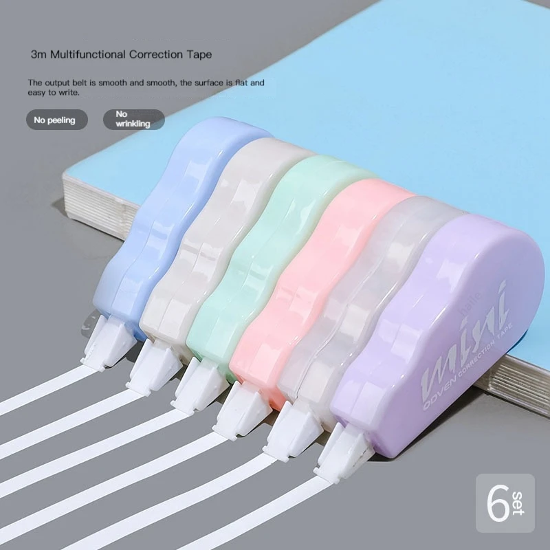 6 ชิ้น/แพ็คเทปแก้ไขของขวัญส่งเ - Correction Tape Roller บทวิจารณ์และราคา