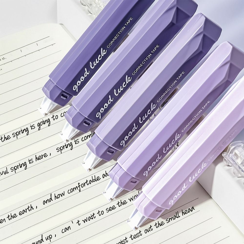 5 ชิ้น/ชุด เทปลบคำผิดสีไล่เฉดแ - Correction Tape Roller บทวิจารณ์และราคา
