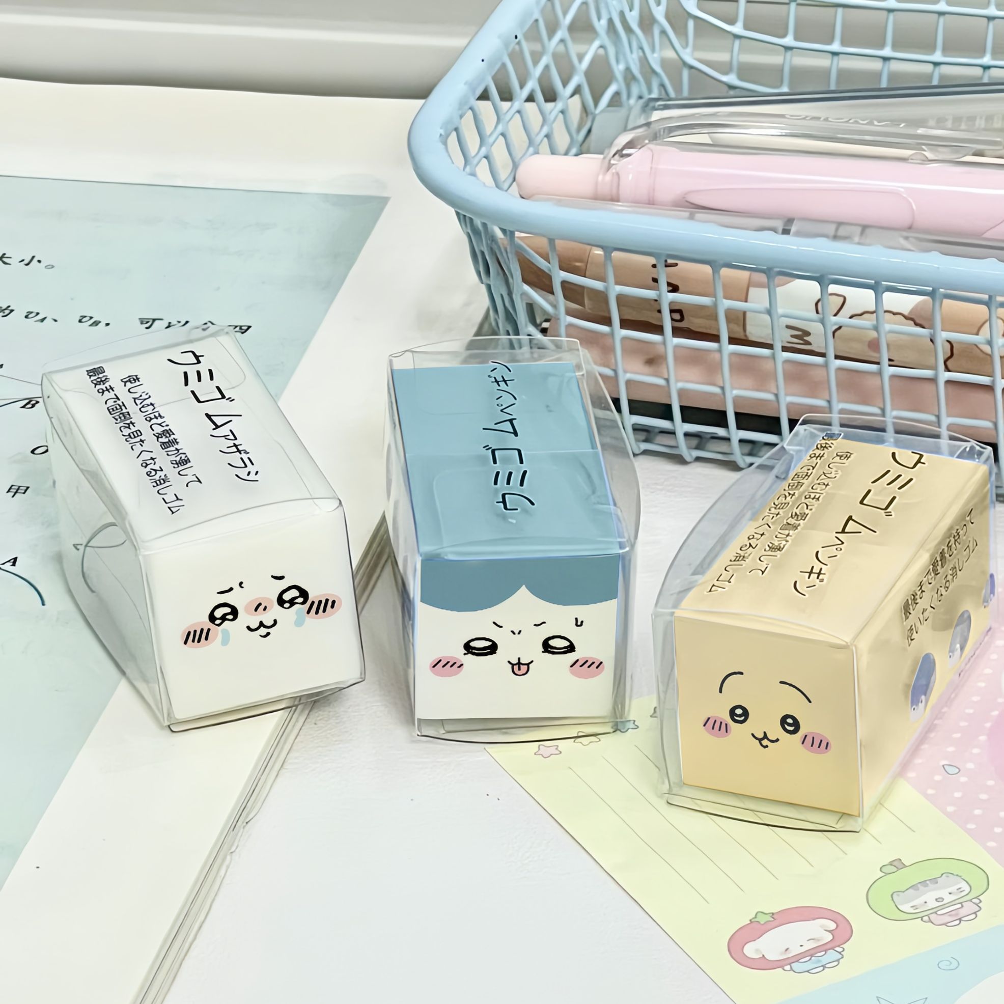 ยางลบ Chiikawa ลายการ์ตูนน่ารั - Stationery Supplier บทวิจารณ์และราคา