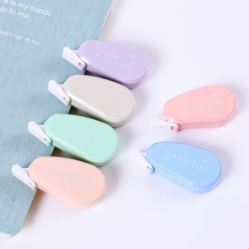 เทปแก้ไขเสียงเงียบ 6 ชิ้น/ชุด  - Correction Tape Roller บทวิจารณ์และราคา